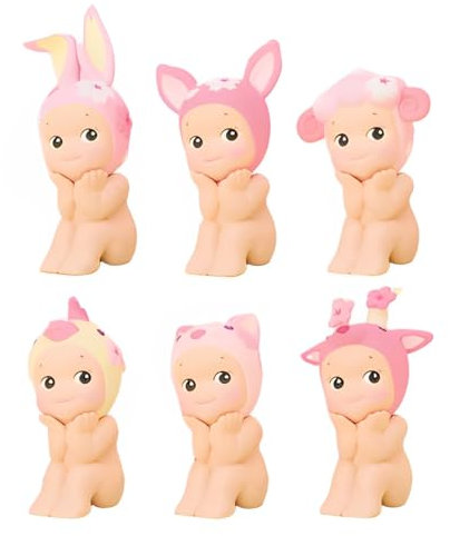 PRAOFRT 1 artículo Figura de bebé Sonny Angel Hippers Dreaming de estilo aleatorio, sentado, A