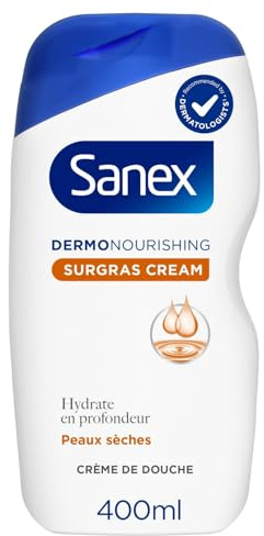 SANEX – Soin Hydratant Extra Doux pour Peaux Sèches, Crème Surgras Nourrissante (400mL) - Le Lot De 3