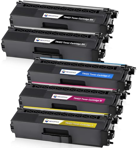 TN423 Toner Kompatibel für Brother TN-423 TN-421 MFC-L8690CDW Toner 5-Pack | für Brother HL-L8260CDW HL-L8360CDW MFC-L8690CDW MFC-L8900CDW DCP-L8410CDW DCP-L8410CDN