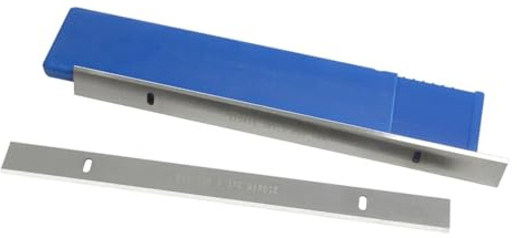 SHGUOMSC 8 210mm HSS Dicke Hobelmesser 210x16,5x1,5mm Holz Abrichtmesser for Scheppach Einhell Erbauer Titan Elektrowerkzeug Zubehör(1 Pair)