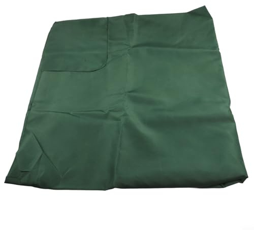 Honseadek Rechteckiger Sonnenschirm-Ersatzbezug, 200 x 300 cm, undurchlässig, 160 g/m², Polyestergewebe, Gartenschirm, Überdachung für Außenbereich, Terrasse, Marktstand, Dunkelgrün