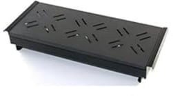 Stalwart TFW-3 Table Top Food Warmer - 3 Candle,Black