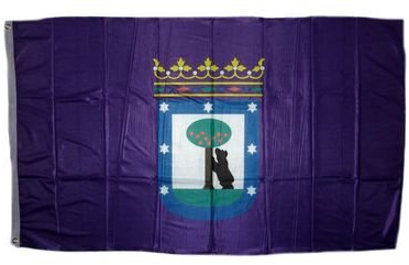 Fahne/Flagge Spanien - Madrid 90 x 150 cm
