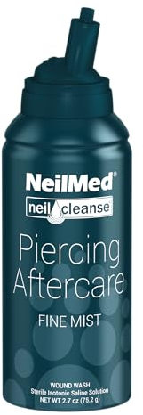 NeilMed NeilCleanse Piercing Aftercare, Fine Mist, 75.2g