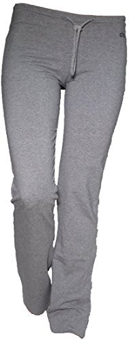 Pantajazz Pantaloni Vita Alta Dritti Sigaretta Sportivi Fitness Danza Palestra Pilates Walking Cotone Elasticizzato Donna Ragazza (XXL 50 IT Donna, Grigio)