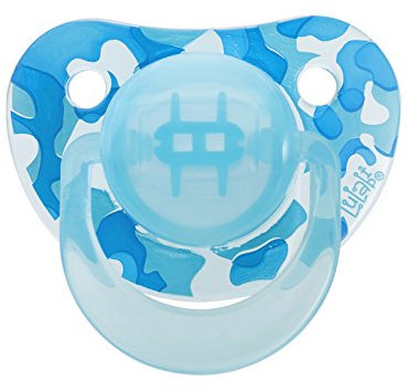 Lulabi Succhietto in Silicone, 6+ mesi, Azzurro