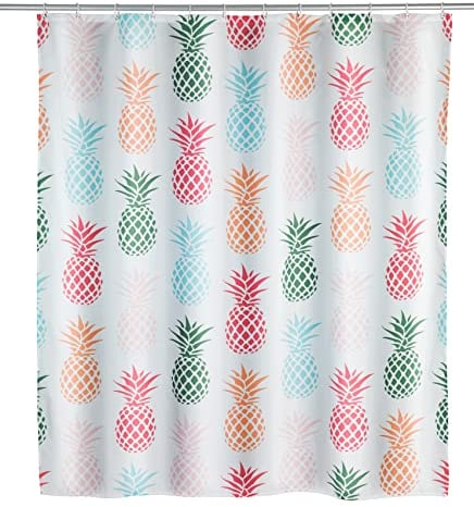 WENKO Shower Curtain, Bath Curtain, Washable F