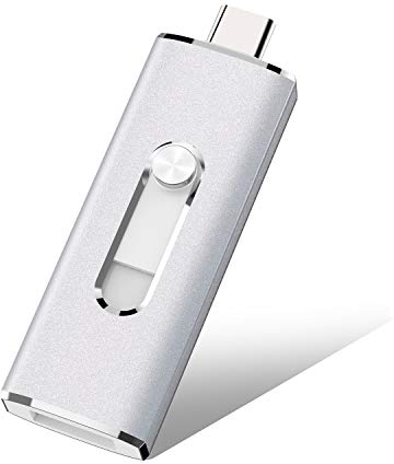 RAOYI 64GB Memoria USB Tipo C, Pendrive USB 3.0 Flash Drive 64GB 2 en 1 para OTG Smartphone, Chromebook Pixel, Macbook, Huawei Matebook