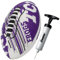 Franklin Sports TCU Horned Frogs Foam Football - Youth Mini Football for Kids - 8.5 Junior Soft Foam Football - SPACELACE Easy Grip Cover - Perfect Toy Football for Kids