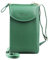Jangostor Femmes Portefeuille Sac À Bandoulière En Cuir, Épaule, pour les téléphones de moins de 6,3 pouces (Green)