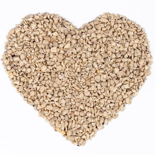 Lyra Pet® | 10 kg Geschälte Sonnenblumenkerne Bruch | HK Bulgarien | Für Kleine Wildvögel & Jungtiere | Ganzjahres Vogelfutter | Ideal für Balkon & Terrasse | Schalenloser Energielieferant