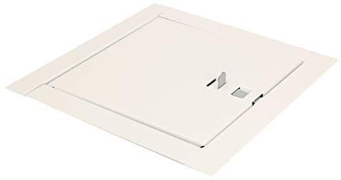 KOTARBAU® Kamintür 14x14cm Weiß Revisionsklappe Revisionstür Wartungstür Reinigungsklappe Wartungsöffnung Revitür