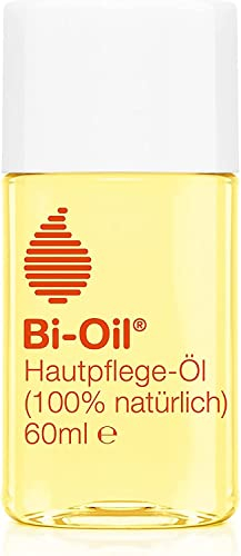 Bi-Oil Hautpflege Öl 100% natürlich | Schwangerschaftsöl mit 100 % natürlichen Inhaltsstoffen | Körperöl während und nach der Schwangerschaft | Vegan | 60 ml