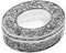 Brillibrum Design Schmuckkästchen versilbert ovale Schatulle silber Barock Stil Ovales Schmuckdöschen (Groß: 4,5x12,5x10 cm, Gravur bis 35 Zeichen)