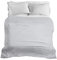 PENSIERI DELICATI Tagesdecke 260 x 280 cm, Einzeltuch 100% Baumwolle Pique, Ideal Zum Thema Wohnen, Decke Salva Bett Einzelne, Fantasie Dublin Grau, 100% Made in Italy