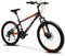 GERONI Bici bicicletta MTB Magnum 24'' Pollici ammortizzata cambio a 21 velocita' Mountain Bike freni a disco (Arancione)