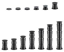 Slot Buzon PB + Kopf – PB Serie – Buzon – 285-367 mm Befestigung für Balken – Boden