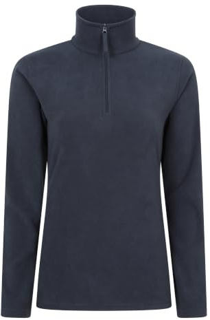 Mountain Warehouse Snowdon Melange Fleece-Pullover Damen - dünner, Warmer Winter-Pullover aus Fleece für Damen zum Laufen, Wandern, Joggen und für Sport und Outdoor