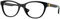 Versace VE 3330 GB1 Katzenaugenbrille, Kunststoff, 55 mm, Schwarz, Schwarz, 55-19-145