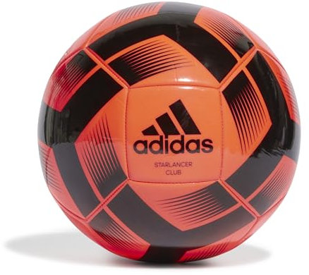 adidas Starlancer Club Soccer Ball Solar Orange/Black 5