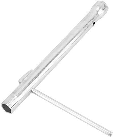 Zündkerzen-Steckschlüssel 16 mm 21 mm, Universal T-Griff für Rasenmäher | T-Griff für hohe Drehmomentübertragung, geeignet für 16 mm und 21 mm Zündkerzen, kompaktes Werkzeug für schmale Motorräume