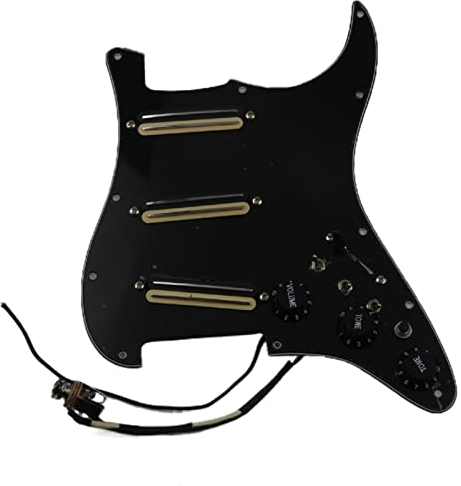 Geladenes Gitarren-Pickguard Vorwändige Pickguard-Gitarren-Pickups SSS. Humbucker-Pickups Geladene Pickguard-Pickups Zebra-Set Für Gibson