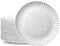 1ABOVE 100 Pack of 9-inch Disposable Paper Plates, 18cm White Paper Plates Perfect for Everyday use, Ideal for BBQ's, Parties and Events.