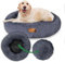 Veddelholzer Ø 60 cm (S) Dunkelgrau Hundebett Katzenbett Hundekissen Hundebetten in mehreren Größen Hundebett große mittelgroße kleine Hunde waschbar in hellgrau und dunkelgrau für alle Hunde & Katzen