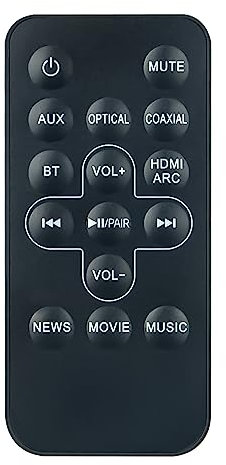 VINABTY Neu Fernbedienung Ersatz für Toshiba TY-WSB600 TRM-WSB600 Bluetooth Soundbar TV Speaker Remote Controller