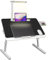 RAINBEAN Lap Desk for Laptop, Portable Bed Table Desk, Laptop Desk with LED Light and Drawer, Adjustable Laptop Stand for Bed/Sofa/Study/Reading-Black