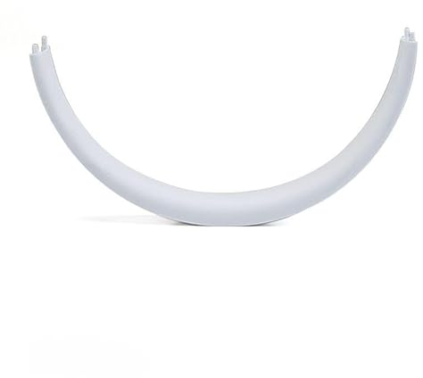 Aiivioll Fascia di ricambio in gomma cuscino compatibile con cuffie wireless Beats Solo 2 e Solo 3, confortevole esperienza cuffia (bianco)