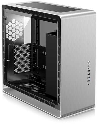 Jonsbo UMX6S E-ATX, Vetro temperato - Argento