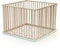 WEBABY - Laufstall baby Holz 100x100 Buche Natur | Gewicht: 8 kg |Laufgitter XXL solide und langlebig
