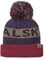 SealSkinz Foulden Pudelmütze, wasserabweisend, Bommel, marineblau-grau-rot, Größe XXL