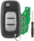 Portachiavi auto con chip 4A 433 MHz, 3 pulsanti, telecomando per Mercedes Benz Smart Fortwo 453 Forfour 2015-2017 FCC ID CWTWB1G767 con cacciavite portachiavi