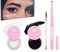 VIOLA HOUSE Jabón Para Cejas 15g + Tinte Para Cejas 15g + 1 Lápiz Para Cejas + 1 Pincel Para Cejas, Set de Jabón Para Cejas 4D Cera Para Definir Cejas. (Negro)