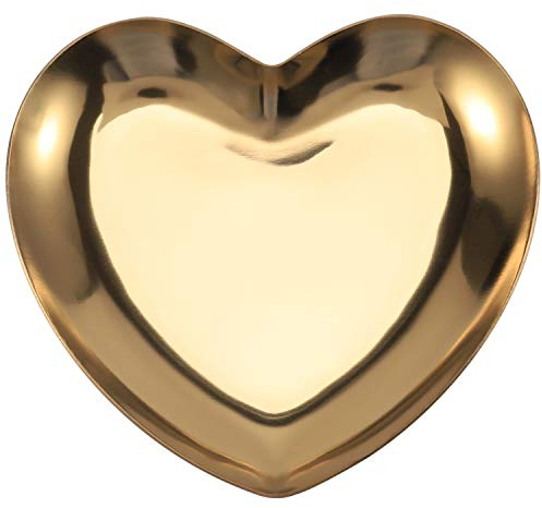 Herklotzn Piatto A Forma Di Cuore Vassoio Di Servizio Vassoio In Metallo Stoccaggio Organizzare Vassoio Di Frutta Casa