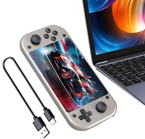 itrimaka Consola de Juegos portátil de vídeo Retro | Consola de Juegos Retro Pantalla LCD HD de 4,3 Pulgadas Compatible con Salida de TV - Sistema de Reproductor de Juegos de Consola de Juegos