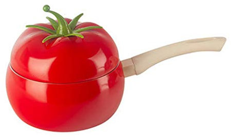 Olla de cocina con forma de tomate de frutas, cacerola de inducción, utensilios de cocina de aluminio
