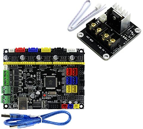 ZHAPEG 3D Drucker Heizbett Mit GEN L V1.0 Control Board Für TMC2209 2208 Uart Gen L Ramps1.4 DRV8825 A4988