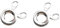 Kznifmk 2PCS Stainless Steel Egg Cutters, Egg Cutters, Egg Cutters, Egg Strippers, Poached Egg Shellers, Kitchen Tools