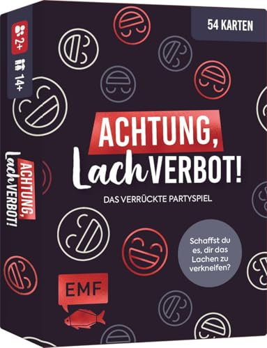 Edition Michael Fischer Kartenspiel: LOL – Achtung Lachverbot! Das verrückte Partyspiel. 5 Spiele in Einer Box: Witze & Scherzfragen, Aktionen, Verrückte Regeln, Wer würde eher? und Bühne frei!
