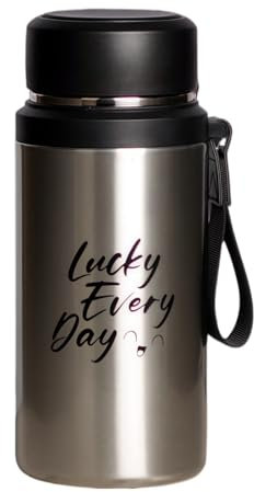 Gourde isotherme - 800 ml - Anti-fuite - Avec infuseur à thé - Gobelet portable pour les voyages, la salle de sport, le camping en plein air et la randonnée