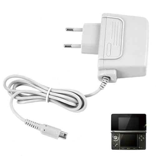 1,2 m Cargador universal para Nintendo 3DS, 3DS XL, 2DS XL, DSi, DS Lite y New 3DS Adaptador de corriente portátil con cable de, protección contra sobrecalentamiento
