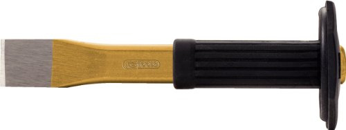 KS Tools 162.0113 Flachmeißel mit Handschutzgriff, oval, 250mm | 162.0113, Meißel