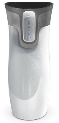 Westloop Autoseal Thermobecher, Vakuum Thermosflasche Edelstahl, Polar Weiß 470 ml