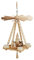 Volkskunstwerkstatt Unger Deckenpyramide - Hängepyramide Waldleute - Original Erzgebirge® #0766