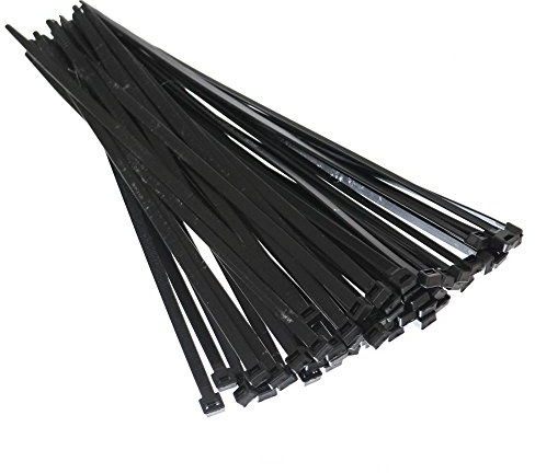 50x Kabelbinder schwarz 7,8x300mm Cable Ties Leitung Schlauchhalter Ringhalter Befestigung Kabel Binder Neu Old-Harvest