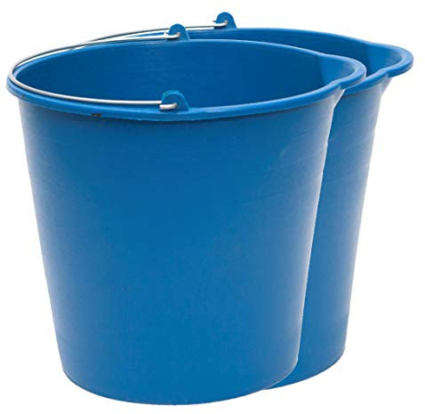 PAMEX - PACK 2 Cubos engomados con pico vertedor de 13 litros