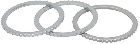 Reduzierring für Kreissägeblätter, Sägeblatt, Bohrbuchsen, Sägenreduzierungsringe, Buchsenscheiben, Sägeblätter, 3 Stück, silber